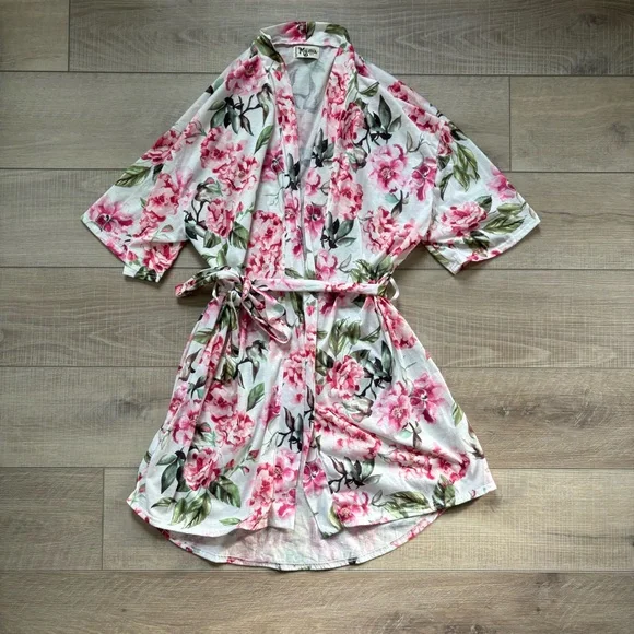 Show Me Your MUMU Brie Garden of Florals Kimono Robe - Picture 2 of 8